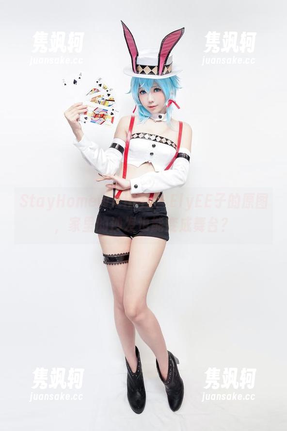 ElyEE子 StayHomewithMe:ElyEE子的原图,家里的沙发也能变成舞台?