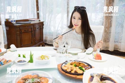 MiStar魅妍社-陆金佳Jessica MiStar魅妍社 - 陆金佳Jessica的厨娘风格写真,厨房都变得有点暧昧了。