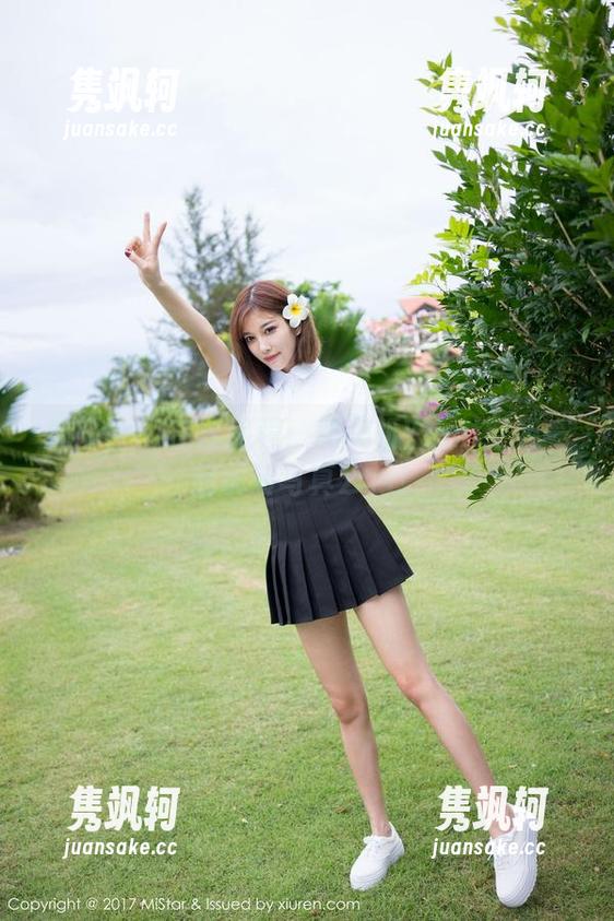 魅妍社-美昕Yumi 魅妍社 - 在线旅程:和美昕Yumi空姐一起玩转写真云海!